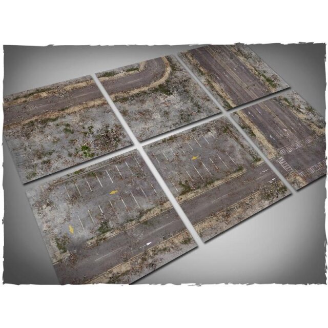 Walking Dead City tiles 6 Teile 2 x 2 Mousepad