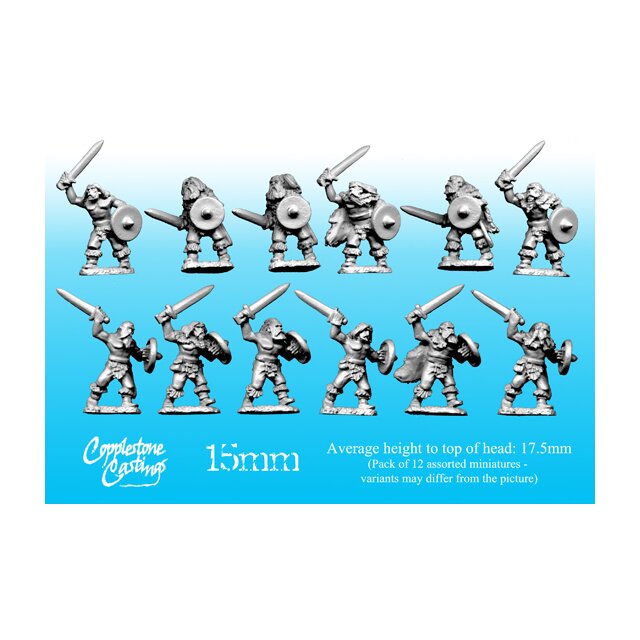 15mm Northlander Warriors with Swords (12)