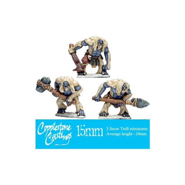 15mm Snow Trolls (3)