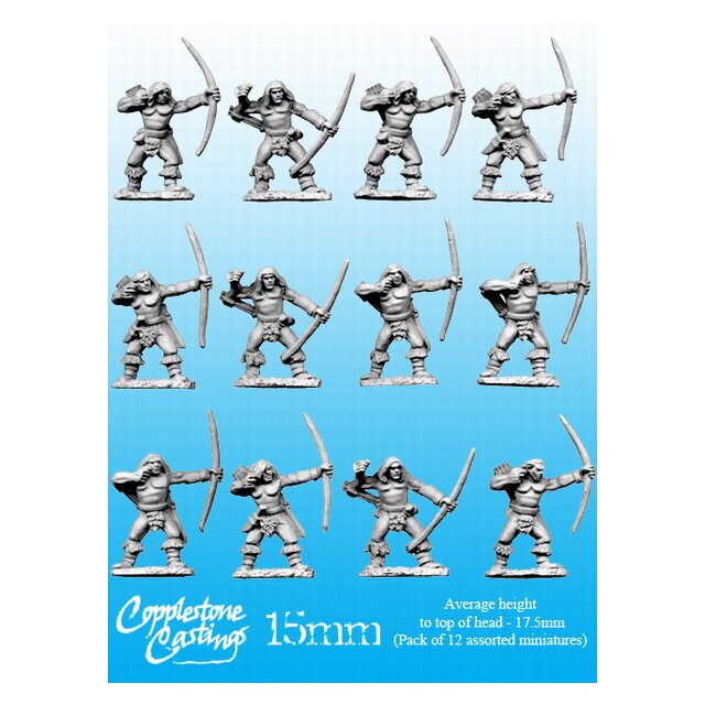 15mm Barbarian Archers (12)