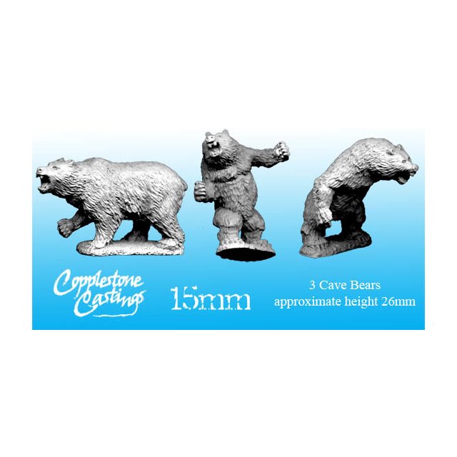 15mm Cave Bears (3)