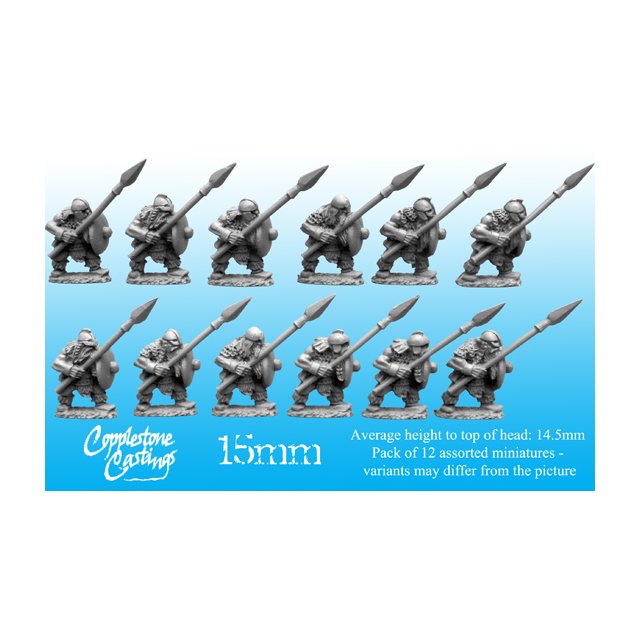 15mm Dwarf Spearmen (12)