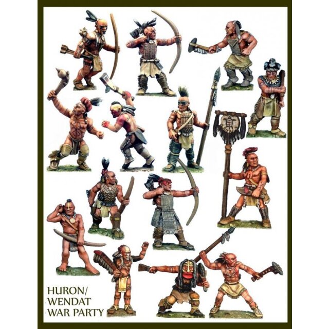 Huron/Wendat War Party Boxed Set (14)