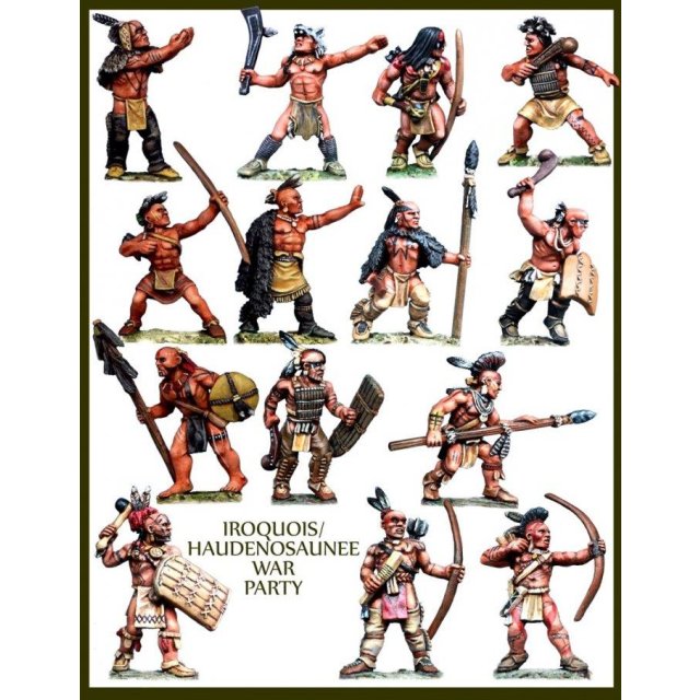 Iroquois/Haudenosaunee War Party Boxed Set (14)
