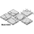 Large Cracked Floor Tiles - Mold #204