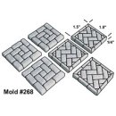 Brickwork Floor Tile  - Mold #268
