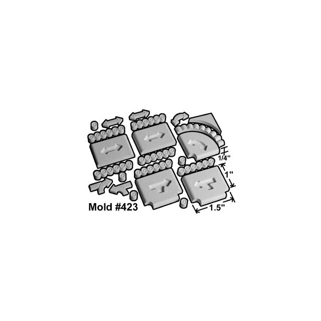 Double Arrow/Merger Conveyor Mold #423