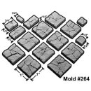 Rubble Floor Tile Mold #264