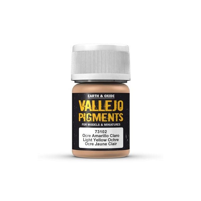 Vallejo Pigment Light Yellow Ocre 30ml