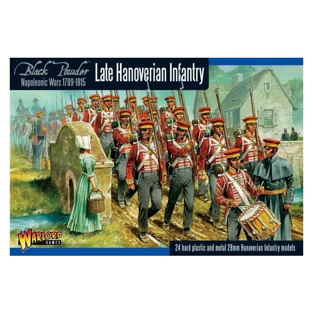 Napoleonic Hanoverian Line Infantry Regiment plastic boxed set