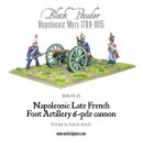 Napoleonic Late French Foot Artillery 6-pdr cannon