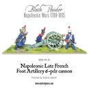 Napoleonic Late French Foot Artillery 6-pdr cannon