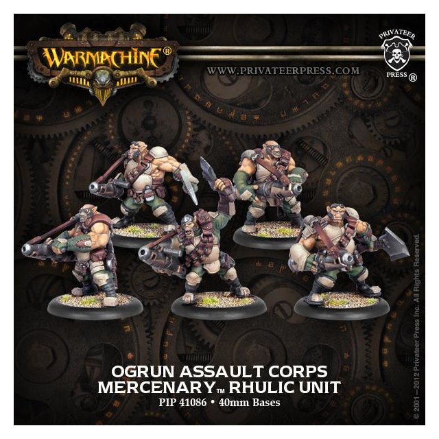 Mercenary Ogrun Assault Corps Unit (5) Box