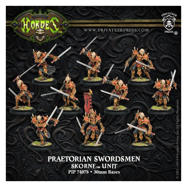 Skorne Praetorian Keltarii/Swordsmen Unit (10)(plastic)