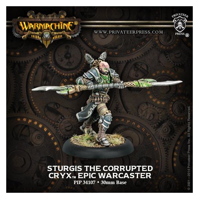 Cryx Epic Warcaster Sturgis The Corrupted