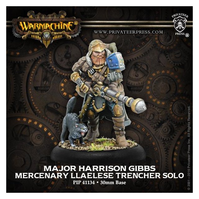 Mercenary Major Harrison Gibbs Llaelese Trencher Solo