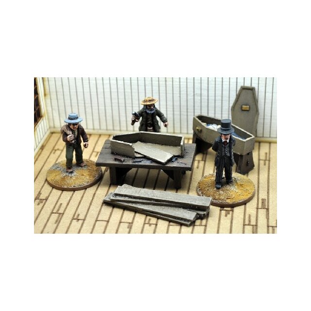 Dead Mans Hand Civilian Undertakers Figure Set (3)