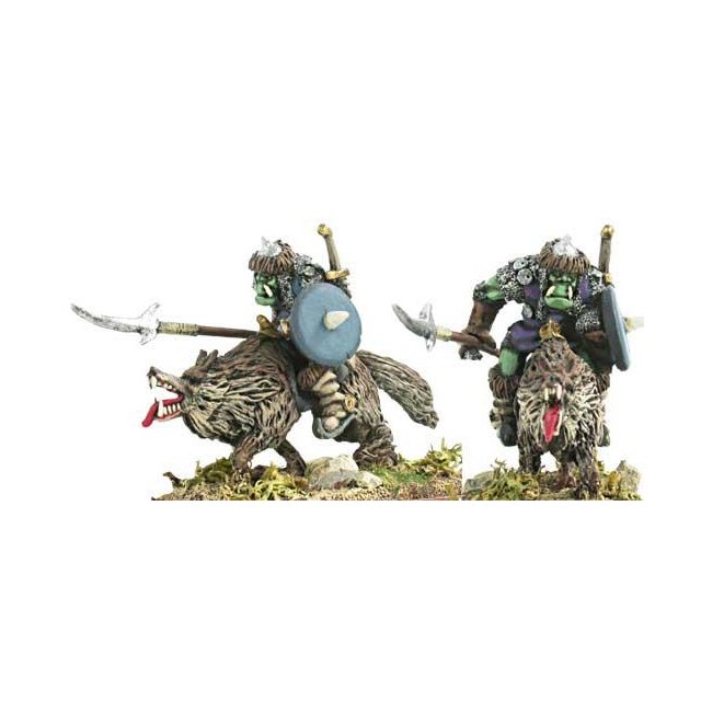 Orcs Wolf Riders with Pole Arm (2)