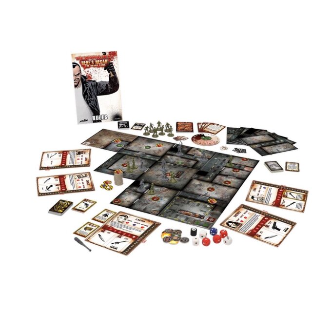 The Walking Dead - Heres Negan! The Board Game + All Out War Character Cards