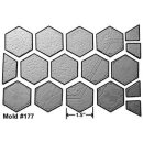 1.5" Hex Decorative Stone  Mold #177