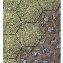1.5" Hex Dirt Rock and Grass Mold #178