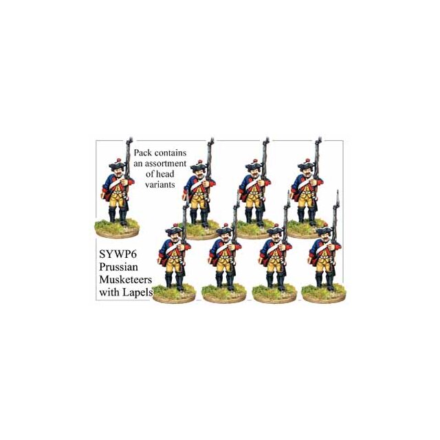 Prussian Musketeers With Lapels Marching (8)