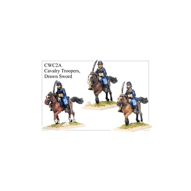 Cavalry Troopers, Drawn Swords (6)