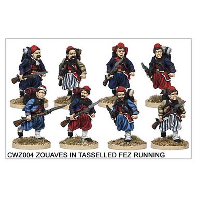 Zouaves in Tasseled Fez Running (8)