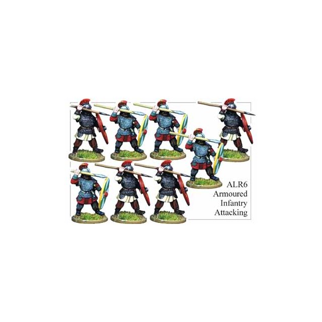 Armoured Late Roman Infantry Advancing (8)