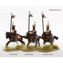 Uhlans, lances upright, galloping 1812-14