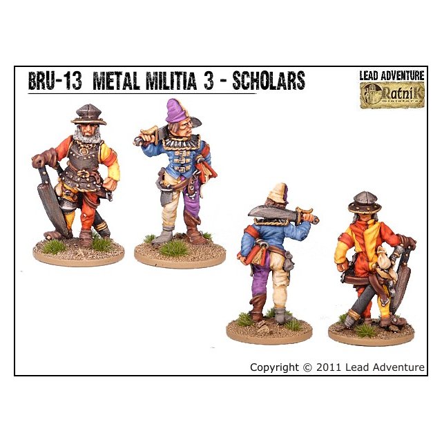 BRU-13 Metal Militia of Bruegelburg 3 - Scholars (2)