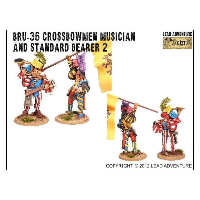 BRU-36 Crossbowmen Musician and Standard Bearer 2 (2)