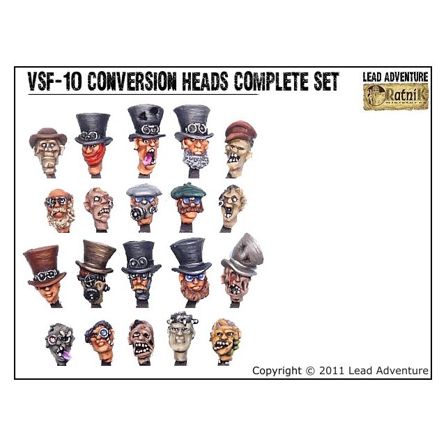 VSF-10 Conversion Heads Complete Set (20)