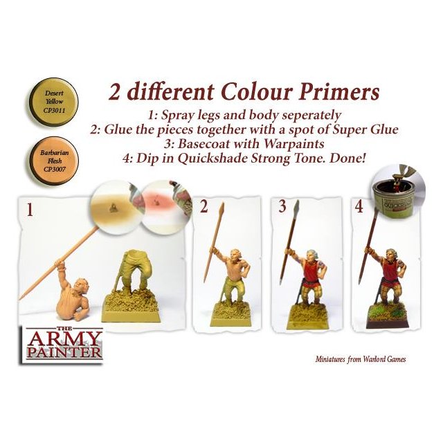 Army Painter Colour Primer - Desert Yellow - Gamer Oasis