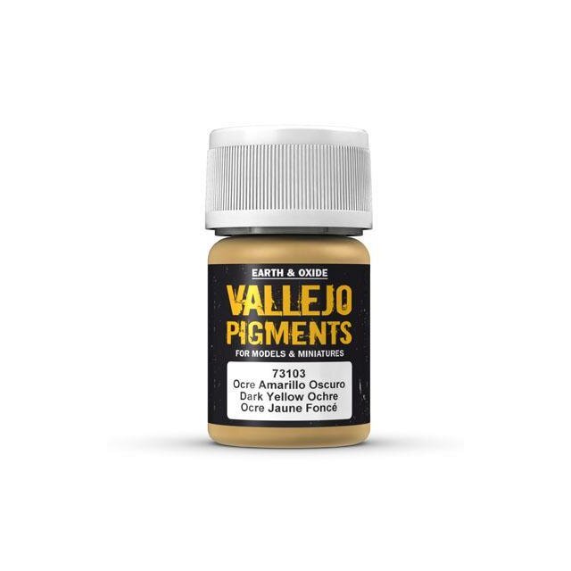 Vallejo Pigment Dark Yellow Ocre 30ml