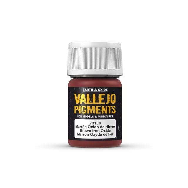 Vallejo Pigment Brown Iron Oxide 30ml