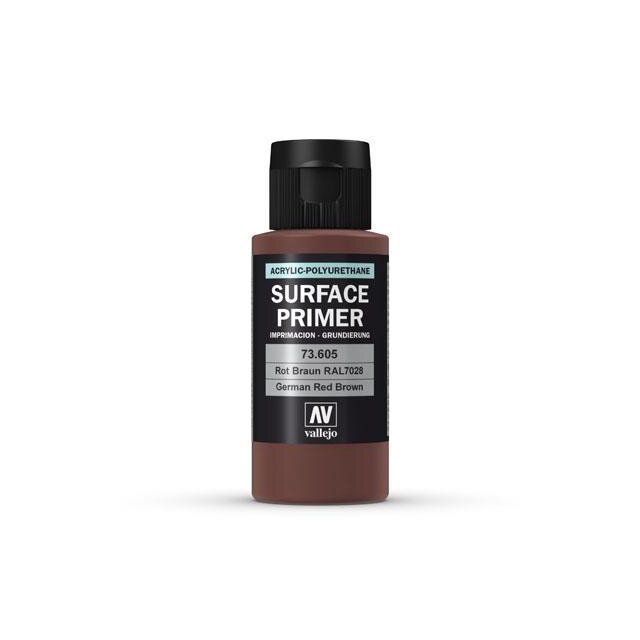 Vallejo Surface Primer German Red Brown (RAL8012) (60ml)