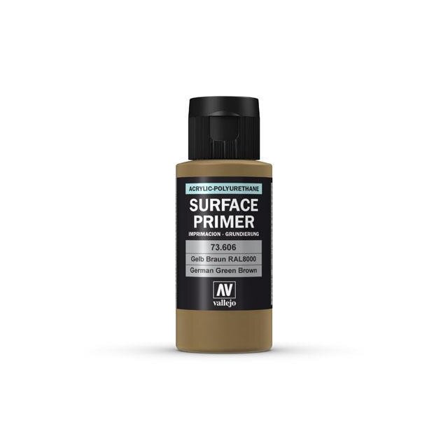 Vallejo Surface Primer German Green Brown (RAL8000) (60ml)