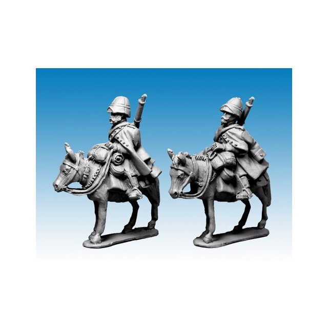 Legion Mounted Company in greatcoats and sun helmet