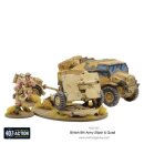 8th Army 25 pounder Light Artillery, Quad & Limber