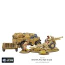 8th Army 25 pounder Light Artillery, Quad & Limber