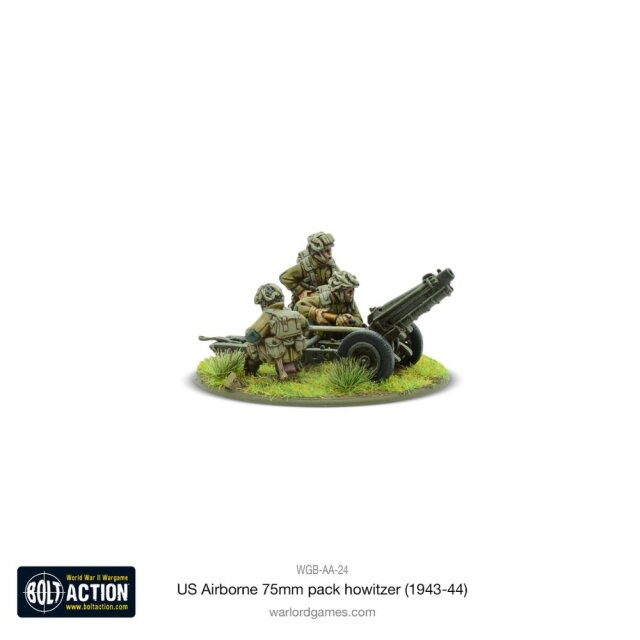 US Airborne 75mm pack howitzer light artillery