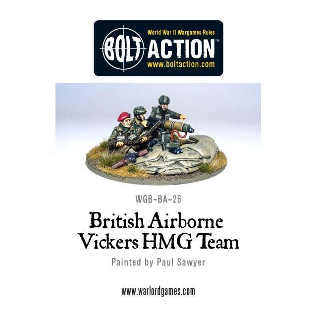 British Para Vickers HMG & Crew