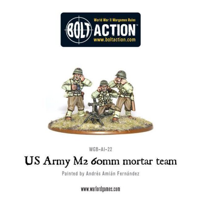 US Army 60mm mortar team