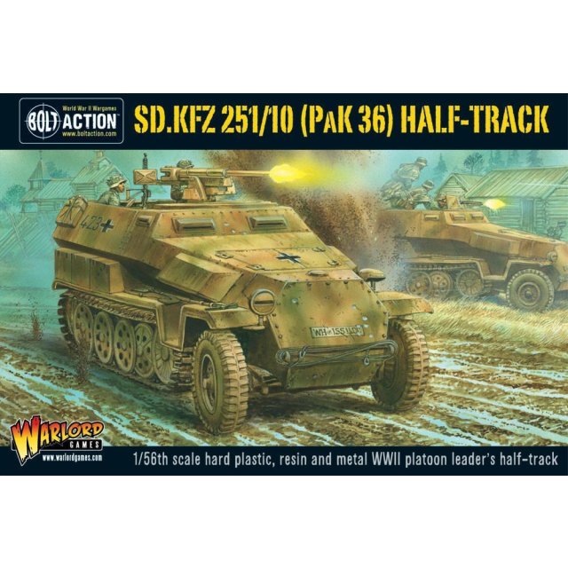 Sd.Kfz 251/10 half-track (3.7cm PaK) plastic boxed set