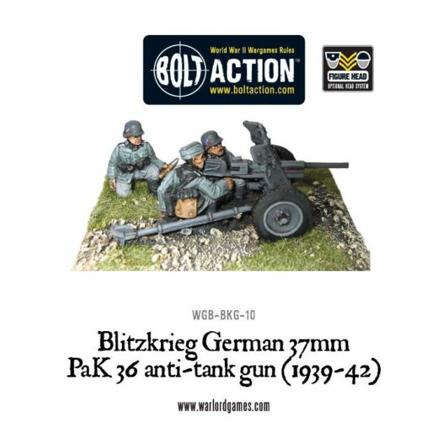 Blitzkrieg German 37mm PaK 36 anti-tank gun (1939-42)