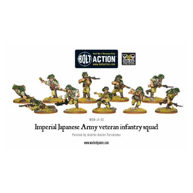 Imperial Japanese Army veteran infantry squad