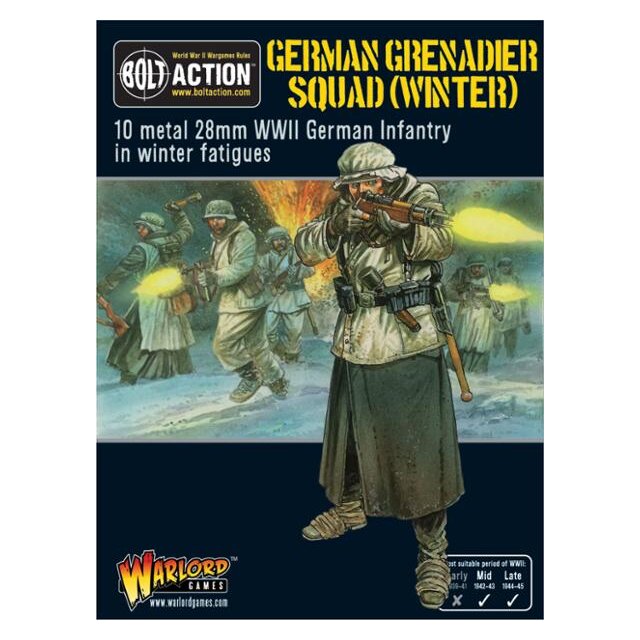 German Grenadiers in Winter Clothing