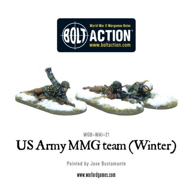 US Army MMG team (Winter) - Prone