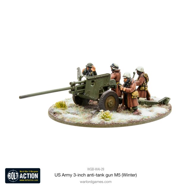 US Army 3-inch anti-tank gun M5 (Winter)